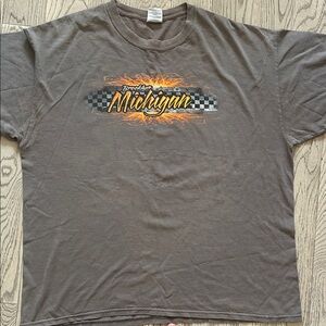Michigan racing graphic t-shirt